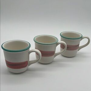 Southwest Style Stoneware Mugs Mirage by Treasure Craft (Set of 3)